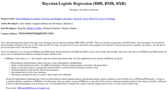 Desktop Screenshot of bayesianregression.com