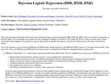 Tablet Screenshot of bayesianregression.com